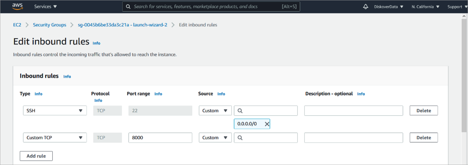 Image: Test EC2 Web Server Configuration