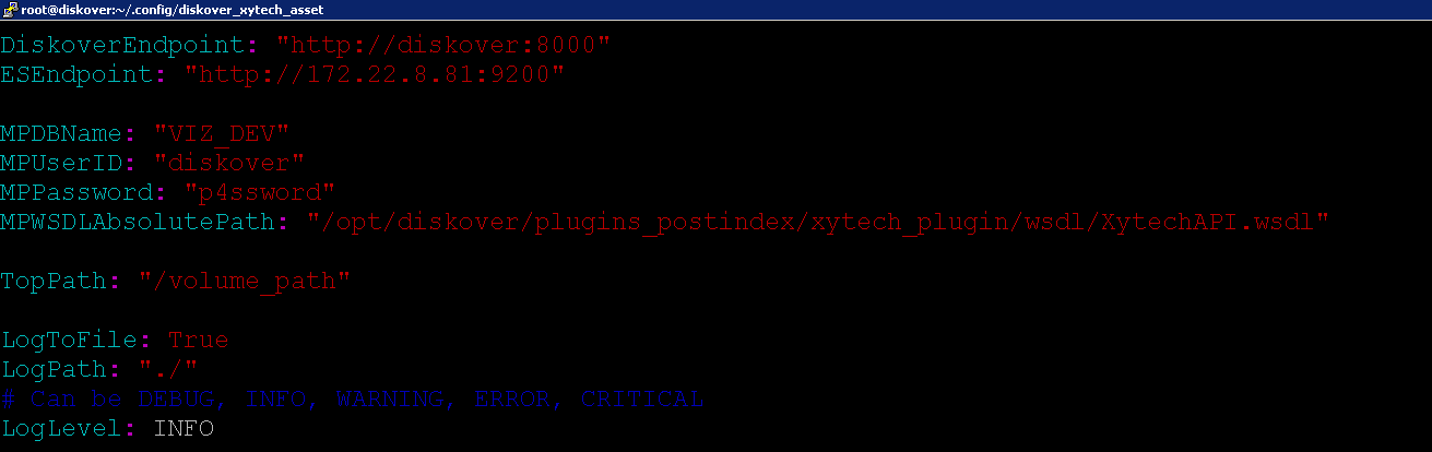 Image: Configure Xytech Asset Creation Plugin Settings