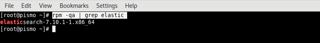 Image: Determine Elasticsearch Version