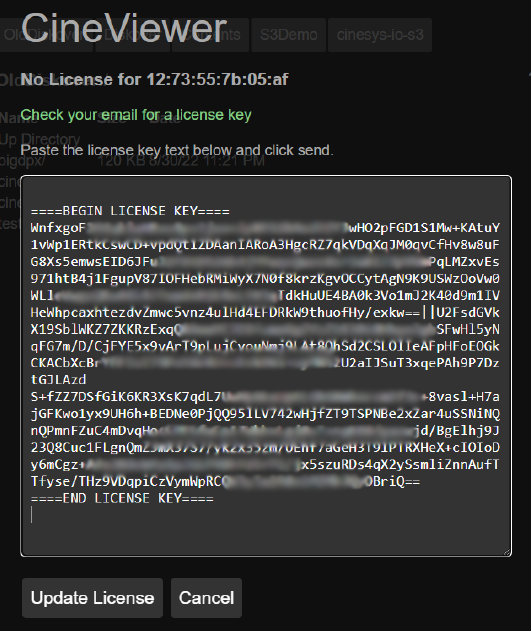 Image: CineViewer Player License Key Installation