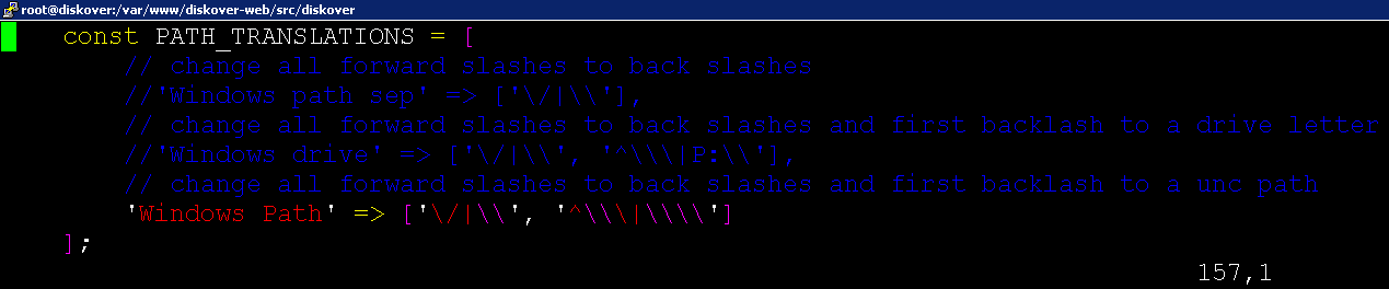 Image: Paths Translation Settings