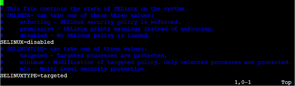 Image: Disable SELinux for Elasticsearch