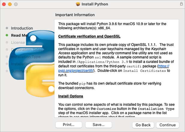 Image: Python Installer Read Me