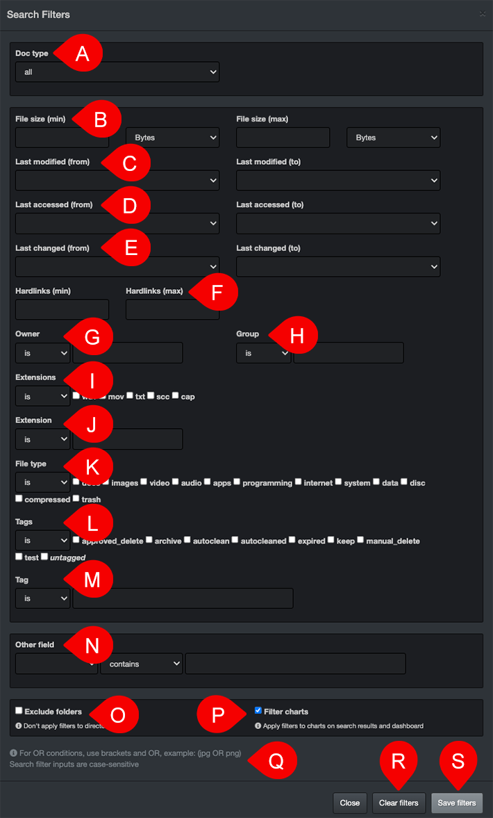 Image: Search Filters