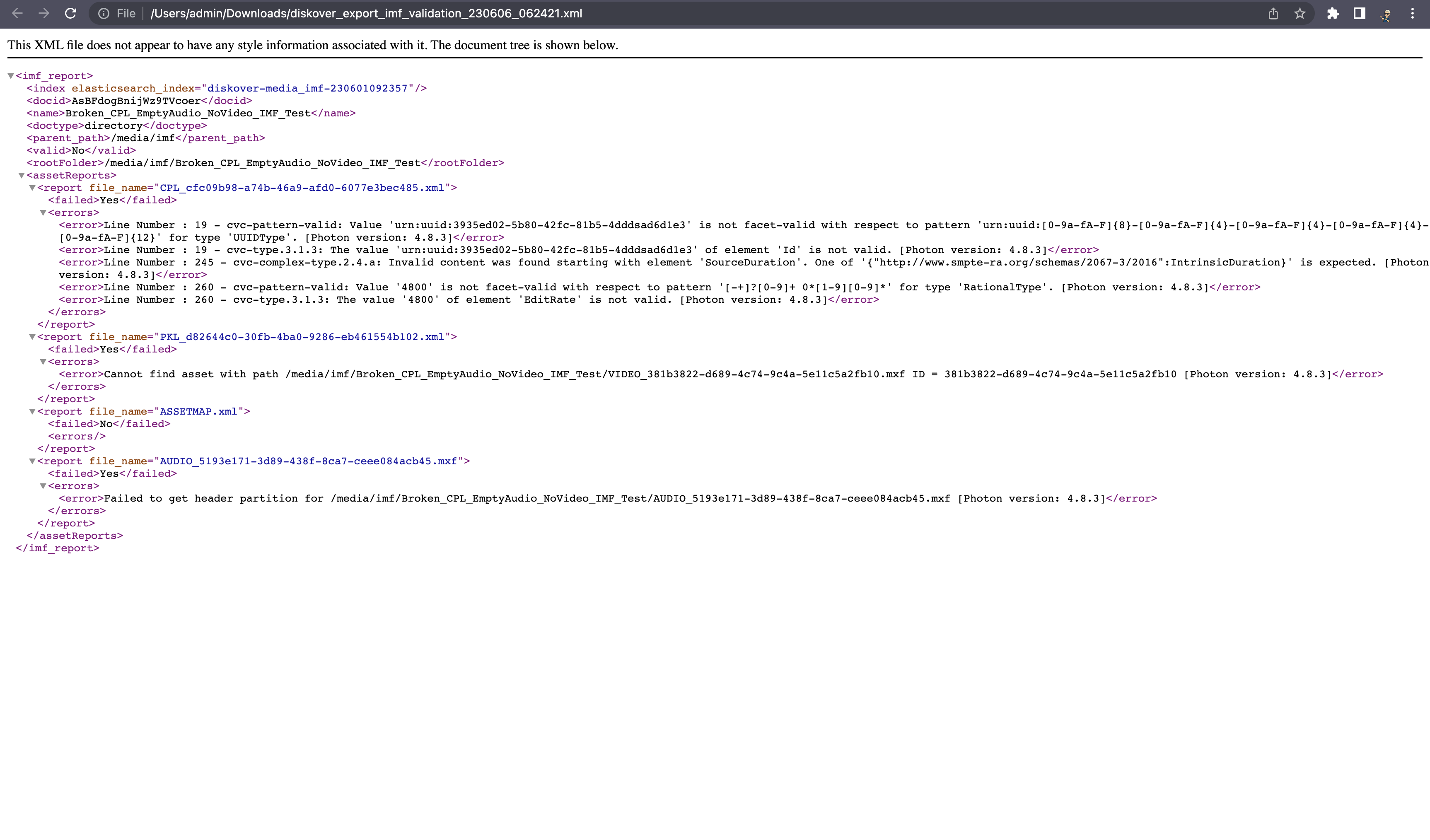 Image: CineViewer Player Preview File Selection