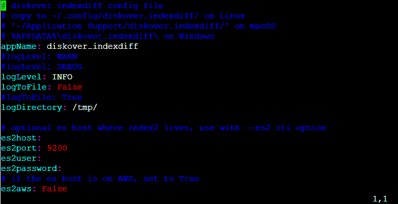 Image: Index Differential Plugin Configuration
