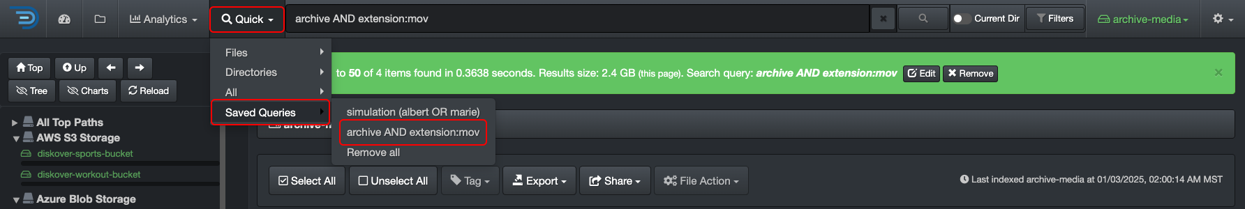 Image: Save Query